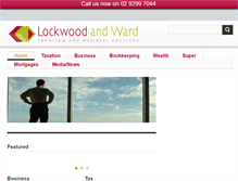Tablet Screenshot of lockwood.com.au